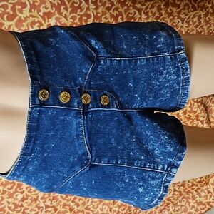 Nicki Minaj Highrise Blue Jean Shorts